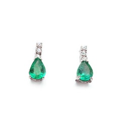 orecchini per donna con smeraldi