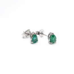 orecchini punti luce di smeraldi