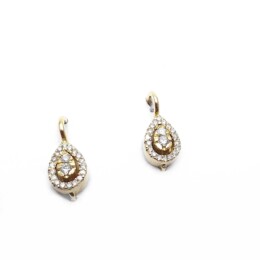 orecchini brillanti in oro giallo