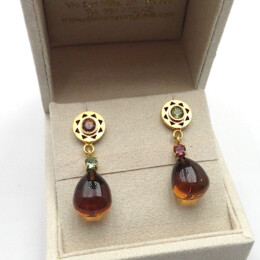 orecchini donna eleganti con attacco al lobo