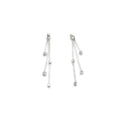 orecchini lunghi con brillanti